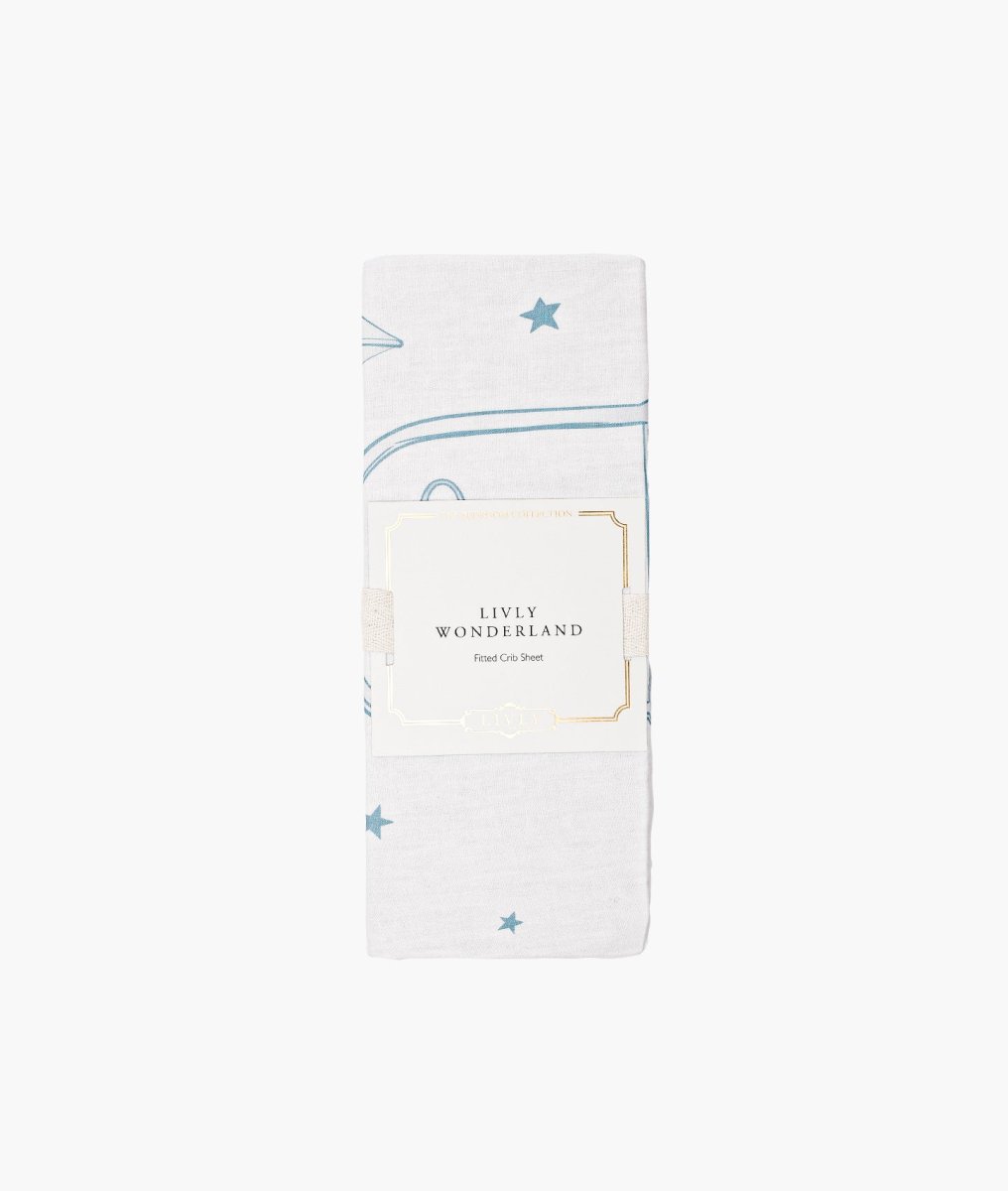 Wonderland Fitted Crib Sheet - Bild 2