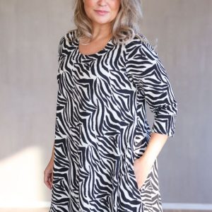 Kanok Tunika Rene Djurmönstrad