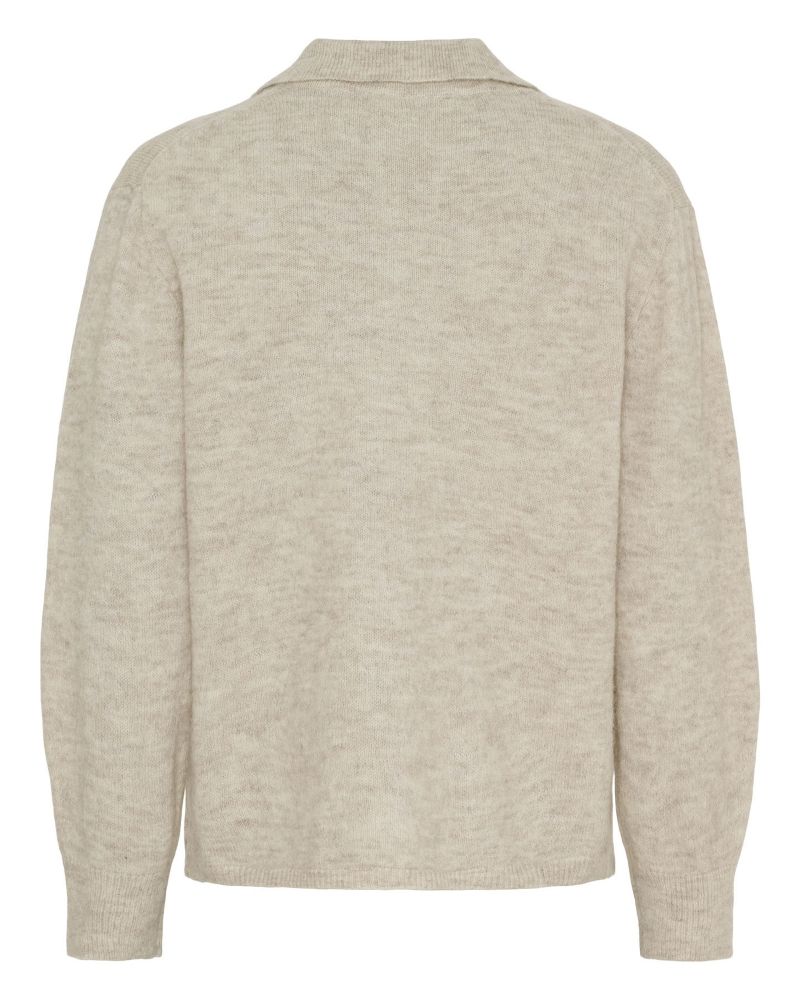 Anna Colar Cardigan Smokey sand - Bild 4
