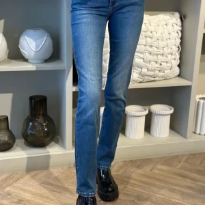 ONLY - ALICIA REG STRT DNM DOT879 - MEDIUM BLUE DENIM