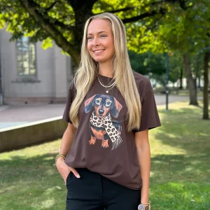 MARTA - INGE T-SHIRT 0532 - CHOCOLATE