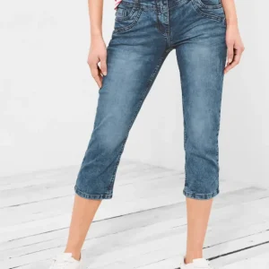 Cecil - Scarlett blå 3/4 jeans
