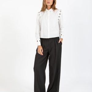 BREDA GLITTRANDE BYXOR - PETRA PASSFORM - Black