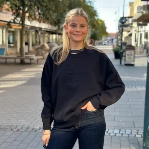 LEVETÉ ROOM - NUKA SWEATSHIRT 301742 - BLACK