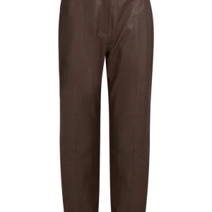 LÄDERBYXOR - LUCIA-PASSFORM - Spring brown