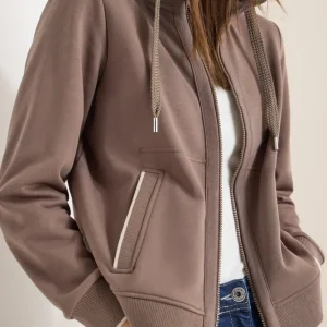 Cecil - Brun sweatshirtjacka