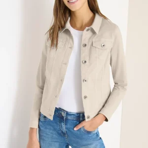 Cecil - Beige jeansjacka