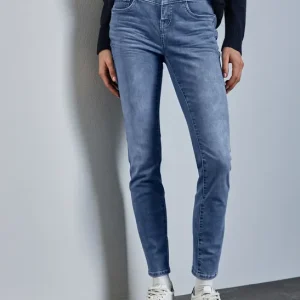 Street One - York jeans med hög midja