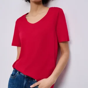 Street One - Röd T-shirt Gerda