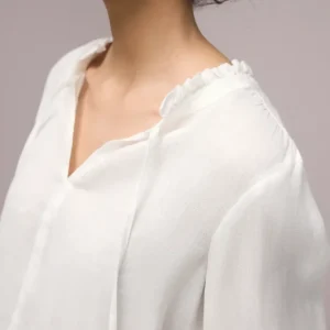 Street One - Vit blus i linne